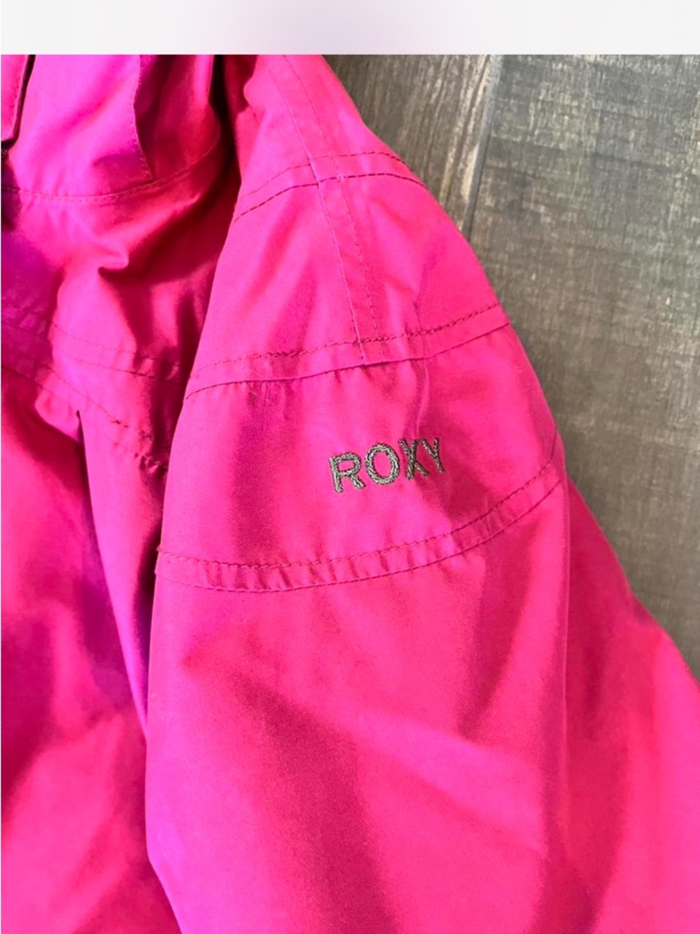 Roxy ski snow Pink Hooded Jacket 5 K silver - Picture 3 of 5